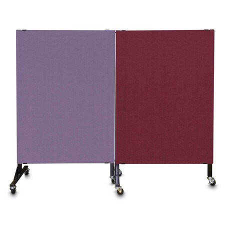 United Visual Products Enclosed Corkboard, 1 Door, 72"x48", 4" Fra UV3419-WHITE-FORBO